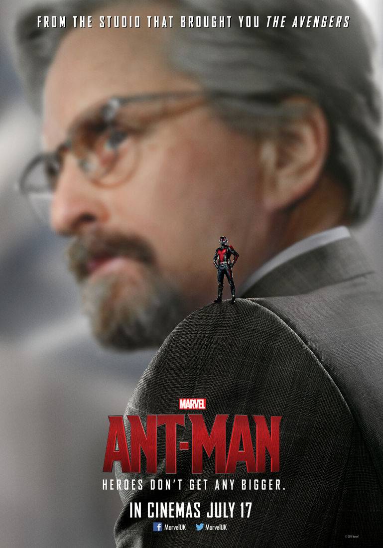 Heroes Don't Get Any Bigger Antman Film Movie Print ANT-MAN 2015 MOVIE POSTER